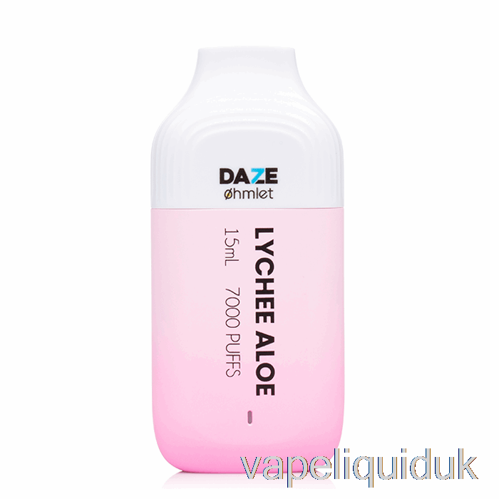 7 Daze OHMLET 7000 0% Zero Nicotine Disposable Lychee Aloe Vape Juice
